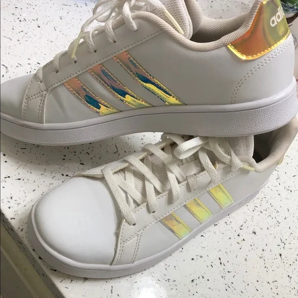 adidas Sneakers in White with Iridescent - Picture 3 of 16